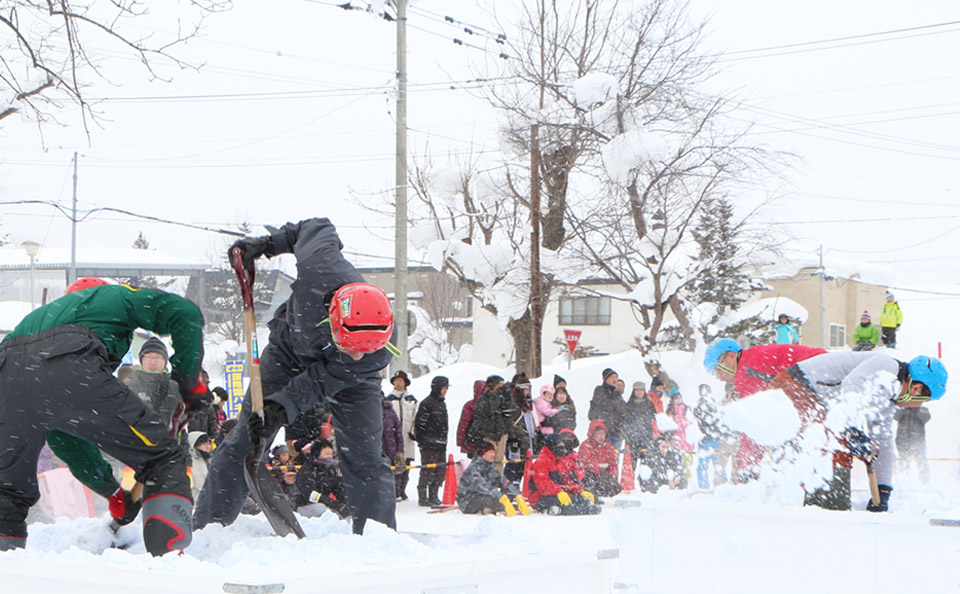 しべつ雪まつり-国際雪ハネ選手権-